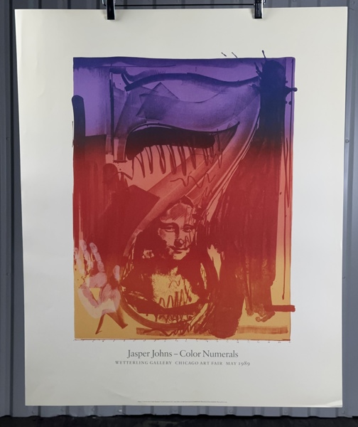 Utställningsaffisch Chicago Art Fair 1989, Jasper Johns