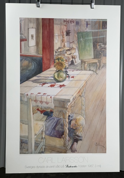 Poster Bukowskis, Carl Larsson