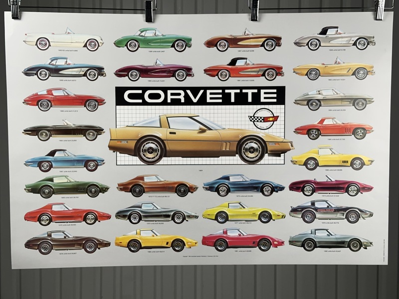 Poster Chevrolet Corvette