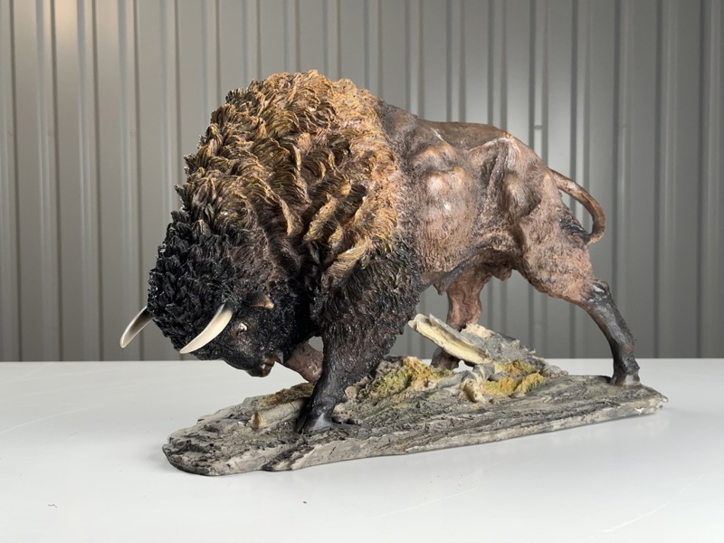 Skulptur, Bisonoxe, USA 2000-tal